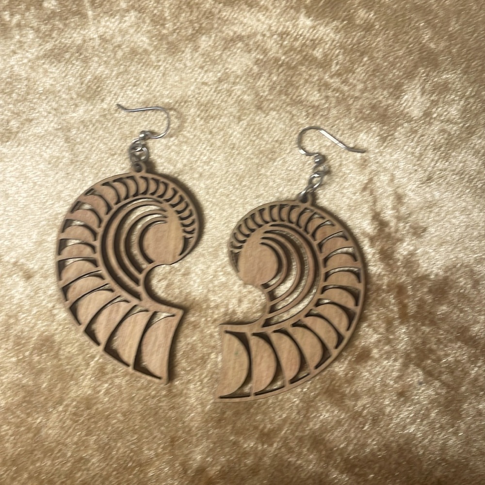 Wood Earrings - Laser Cut
